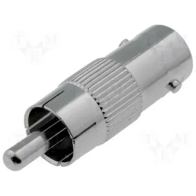 Bnc adapter, bnc female to rca male