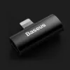 iPhone Lightning adapter 1 pistik - 2 pesa must Baseus