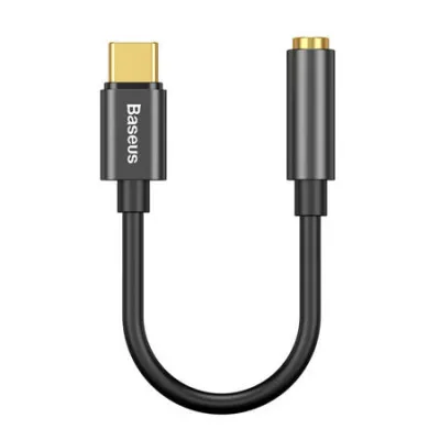 USB-C - 3.5mm adapter audio Baseus black