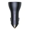 Auto USB kiirlaadija USB-A QC3.0 2x USB-C PD12-24V 65W must