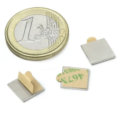 Magnet 10*10*1mm liimteibiga N35 0.5kg