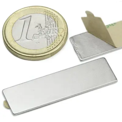 Magnet 40*12*1mm liimteibiga N35 1.2kg