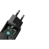 USB laadija USB-A USB-C pesad 65W Baseus GaN2 Lite must