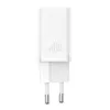 USB Charger 2xUSB-C Ports 40W Baseus GaN5 White