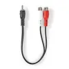 RCA pistik-2*RCA pesa 0.2m