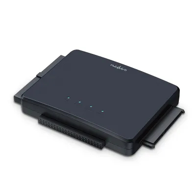 Hard Disk Adapter, USB 3.2 Gen1, 2.5 / 3.5 ", IDE + SATA, Mains Powered