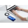 USB-C to Lightning cable 1.2m 20W Crystal Shine black