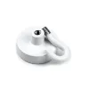 Magnet d=25mm N38 M4 riputuskonksuga valge 16kg