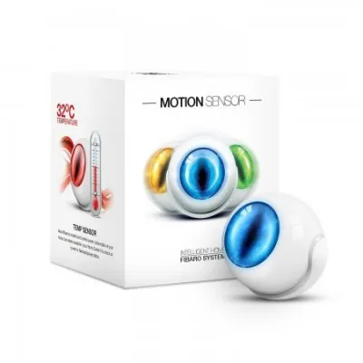 FIBARO motion sensor 120°, temperatures, lighting Z-Wave