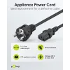 IEC Cord, 1.5 m, Black