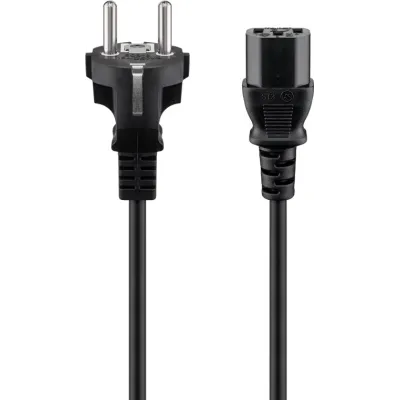 IEC Cord, 1.5 m, Black