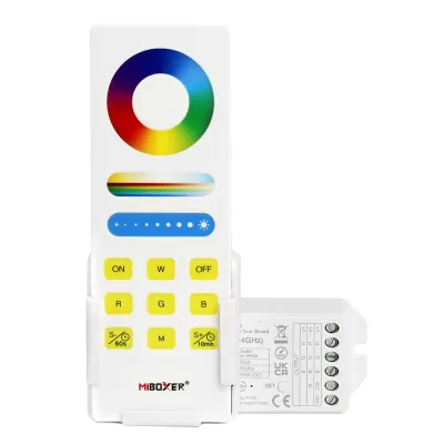 RGB+CCT LED juhtimiskomplekt RF puldiga 12-24V 15A 2.4GHz