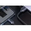 USB-A - Lightning 2 kaabel 1.2m 2.4A Crystal Shine must