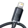 USB-A - Lightning 2 kaabel 1.2m 2.4A Crystal Shine must