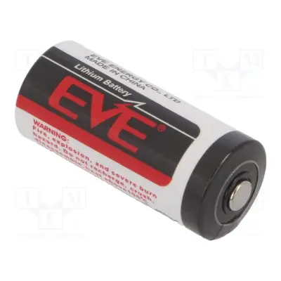 Liitiumpatarei; 3.6V; 14335,2/3AA; 1650mAh; non-rechargeable
