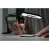 Suurenduslamp klambriga, 6 W, must