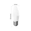 LED E27 küünal C38 230VAC 5.5W 470lm soe valge 3000K Basic