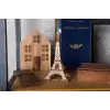 Конструктор из фанеры "Эйфелева башня" из 50 деталей.