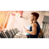 Fitness headphones black neck frame 8h Motorola