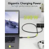 USB-C - USB-C 4.0 kaabel 1.2m 240W 80GBPS Thunderbolt must