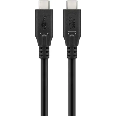 USB-C - USB-C 4.0 kaabel 1m 240W 40GBPS Thunderbolt must