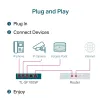 Ethernet 5 ports switch, jagaja 10/100 TP-LINK 4-Port PoE