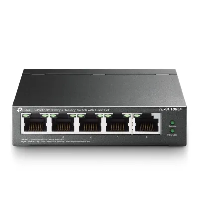 Ethernet 5 ports switch, jagaja 10/100 TP-LINK 4-Port PoE
