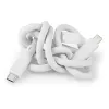 USB-C - USB-C 3 gen2 silikoon kaabel 1m 240W 20GBPS valge