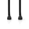 USB-C - USB-C 3 gen2 silikoon kaabel 1m 240W 20GBPS must