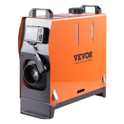Diisel puhur 8kW BT puldiga 12V 200W/40W oranz Vevor vertikaalne