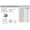 Bimetallic thermostat; 120°C;  250VAC; 10A; vertical connectors; NC; KSD301A-120h