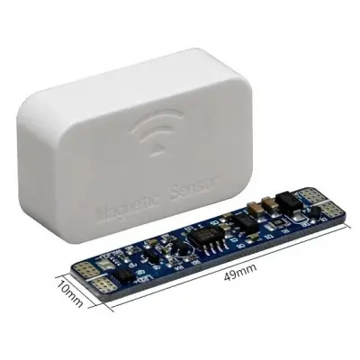 Magnetic door sensor, profile, 12-24V, 3A, solder terminals