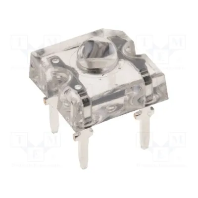 LED punane 8*8mm/3mm flux 2000mcd 60deg