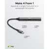 USB 3.2 USB-C 4 port USB-A 3.2 2.0 hub, hall