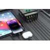 USB charger for desk 5 USB-A USB-C port QI 160W black