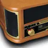 Vinüülimängija puidust retro AM/FM raadio BT CD kassett USB