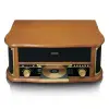 Vinüülimängija puidust retro AM/FM raadio BT CD kassett USB
