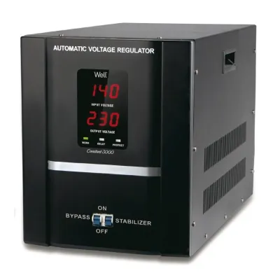 Pingestabilisaator 230VAC 3000VA 1800W servo