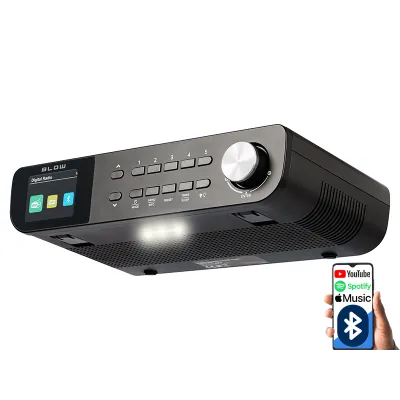 Radio RK1 under-shelf mount FM DAB+ AM BT