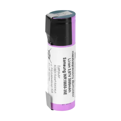 Li-Ion aku 18650 3.7V 3500mAh Samsung SDI jooteklemmidega