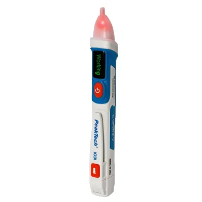 Voltage indicator AC 50-1000V with LED, with vibration