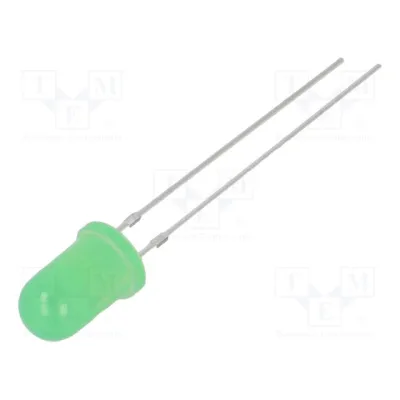 LED5 roheline matt 5mm 15mcd 20mA 570nm 30deg
