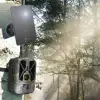 Солнечная панель 3Вт с аккумулятором 5200мАч 12В/6В/USB выход