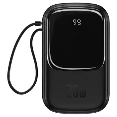 Павербанк 20000mAh 20W USB-C Baseus Qpow PRO черный
