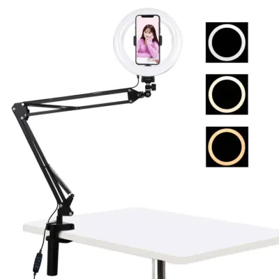 Vlog 20cm ring lamp and phone holder (MOUNT BROKEN!)