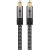 Optical audio cable TOSLINK 1m, premium textile Plus