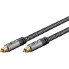 Optical audio cable TOSLINK 1m, premium textile Plus