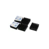 Radiaator 25*25*10mm anodeeritud must