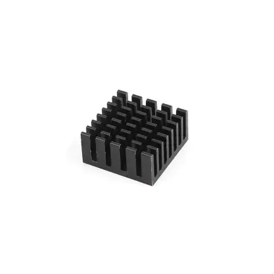 Radiaator 25*25*10mm anodeeritud must