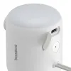 Akuga mini pump vaakum taskulamp 4-otsikut valge PocketGo